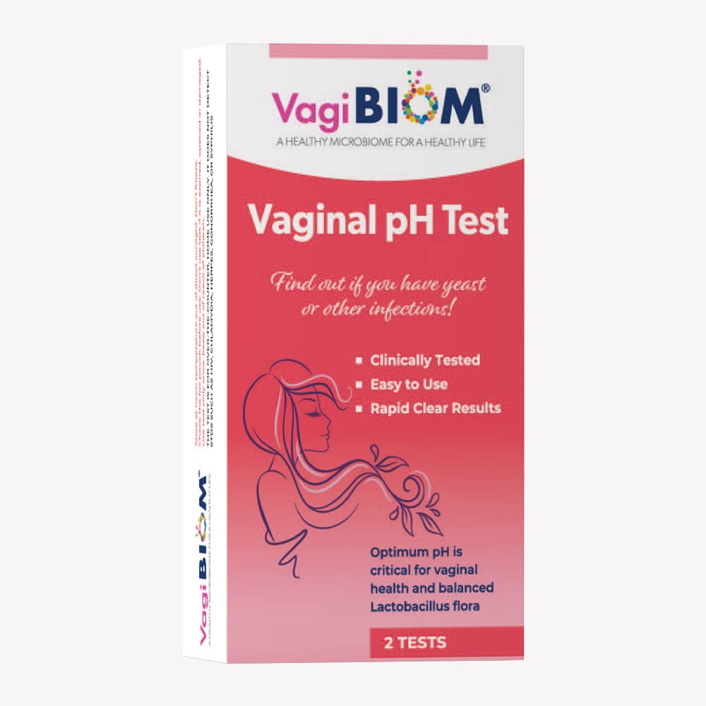 VagiBiom Vaginal pH Tester: Balanced and Healthy Vaginal microbiome ensures Optimum pH