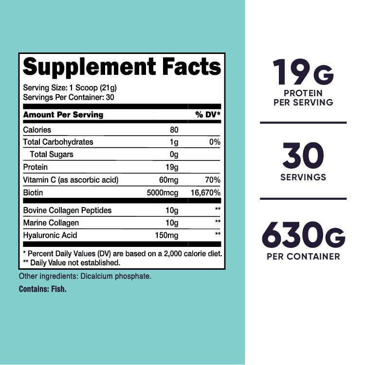 Nutricost Collagen for Women 30 Servings (Unflavored) - Grass-Fed Collagen Peptides Nutricost