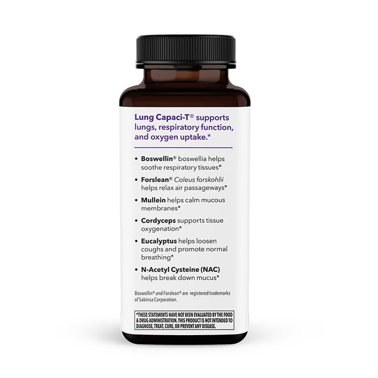 LifeSeasons - Lung Capaci-T - Lung & Respiratory Support Supplement
