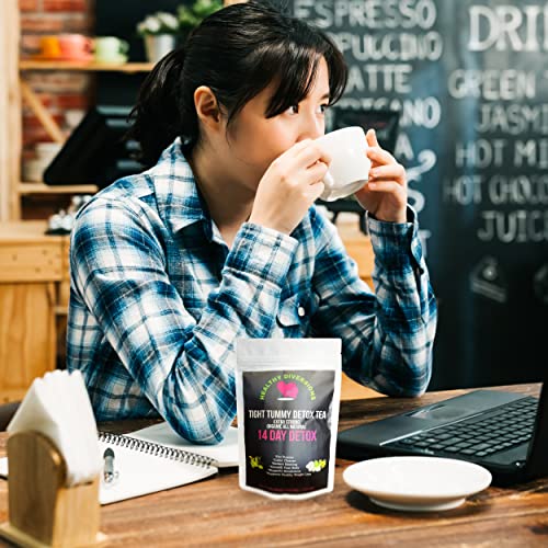 Healthy Diversions Tight Tummy Detox Tea, Extra Strength Results Within a Week Reduce Heath Secret