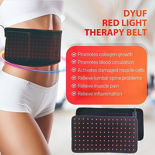 Red Light Therapy Infrared Light Therapy for Muscle Pain Relief and Inflammation Red Light Therapy Belt DYUF