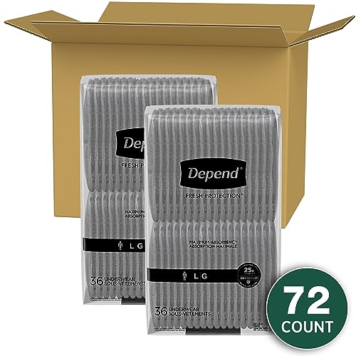 Depend Fresh Protection Adult Incontinence Underwear for Men Depend