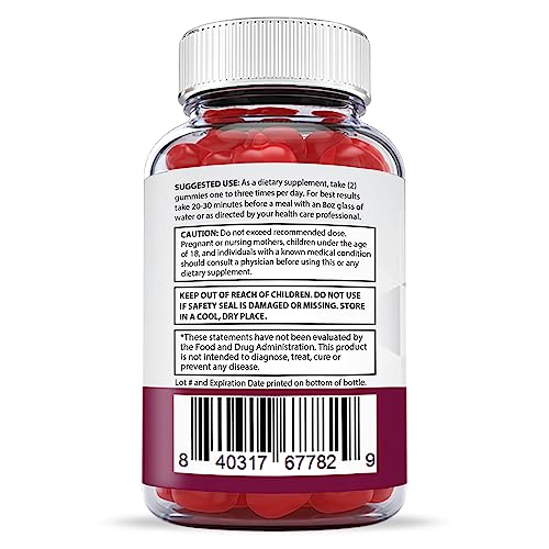 Justified Laboratories ProFast Keto ACV Gummies 1000MG Pro Fast Vegan Non GMO Justified Laboratories