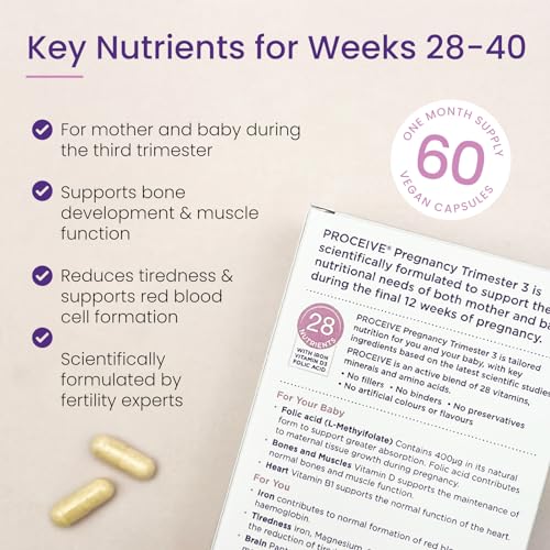 Proceive® Pregnancy Trimester 3 (28 Weeks) Pregnancy Vitamin & Mineral Supplements Proceive