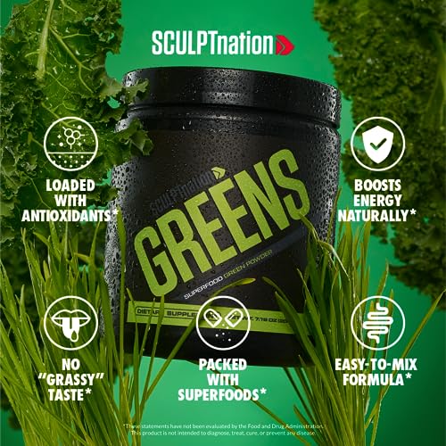 Sculpt Nation by V Shred Greens - Premium Greens Powder & Superfood Blend Sculpt Nation
