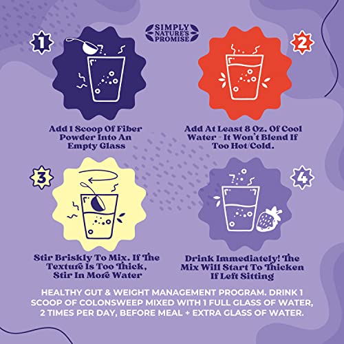 Simply Nature's Promise - ColonSweep Psyllium Husk Powder Colon Cleanser, 8 oz. COLON SWEEP