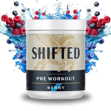 SHIFTED Premium Pre Workout Powder, Energy & Focus Supplement with Creatine Monohydrate
