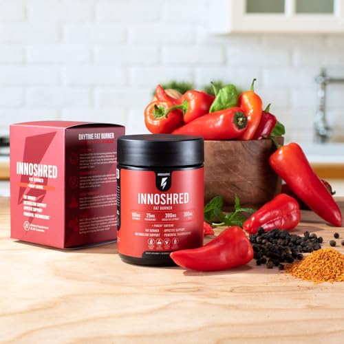 Inno Shred - Day Time Fat Burner | 100mg Capsimax, Grains of Paradise, Organic Caffeine InnoSupps