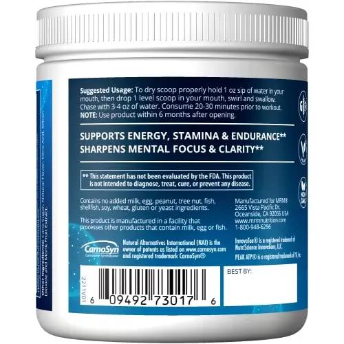 MRM Nutrition Driven™ Dry Scoop Pre-Workout Powder| Sour Berry Flavored| Pure Ingredients| Muscle + Hydration + Energy Blends| Performance Energy | Vegan + Gluten-Free | 15 Servings