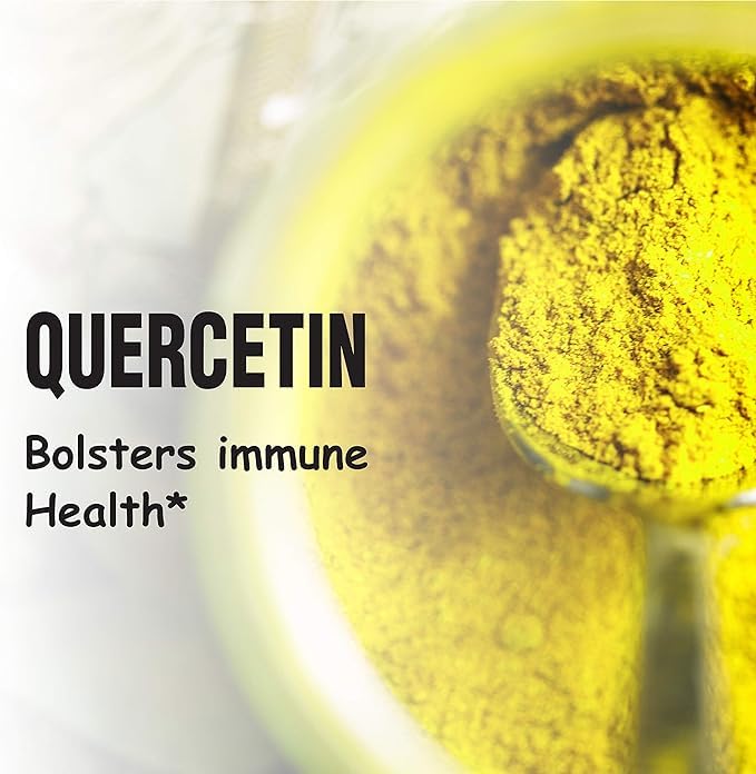 Sandhu's Quercetin 1000mg Per Serving 120 Count(Pack of 2) Vegetarian Capsules Sandhu's