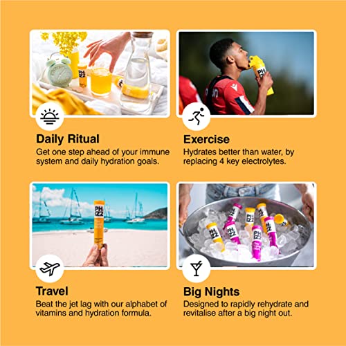Phizz Electrolytes, Multivitamin & Hydration Tablets - 20 Effervescent Rehydration Electroly Phizz