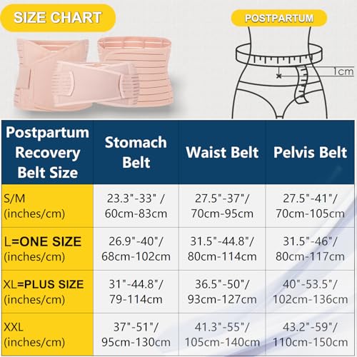 ChongErfei 3 in 1 Postpartum Support - Recovery Belly/waist/pelvis Belt Shapewear Slimming ChongErfei