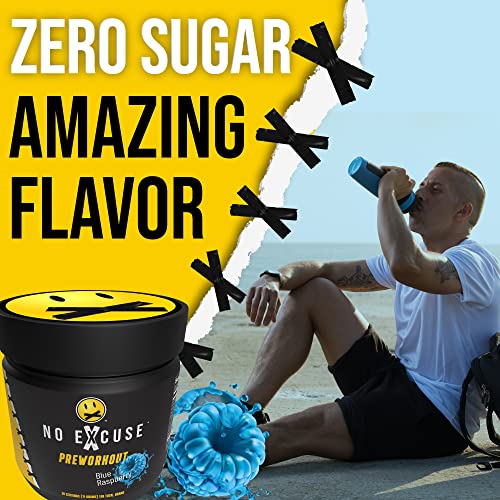 No Excuse Pre Workout Powder l Pre-Workout Supplements l Best Pre Workout No Excuse