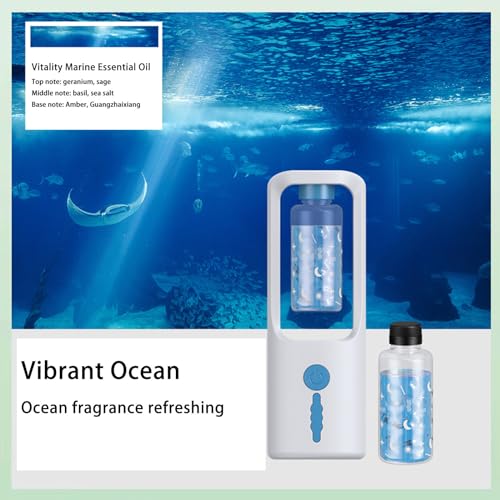 Commercial Smell Machine Oil Diffuser Essential Oil Capacity 50ml Waterless Essential Oil Diffuser Generic