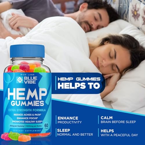rize labs (3 Pack) Blue Vibe Gummies, Blue Vibes Gummies for Liver Kidney and Memory rize labs