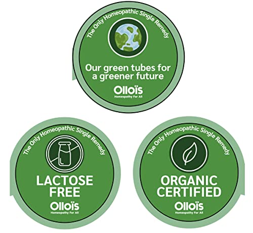 OLLOIS Ruta Graveolens 200ck Organic, Lactose-Free, Kosher Homeopathic Medicine, 80 Pellets OLLOÏS