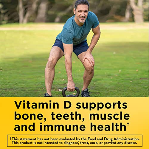 Nature Made Vitamin D3 K2, 5000 IU (125 mcg) Vitamin D, Dietary Supplement for Bone Nature Made