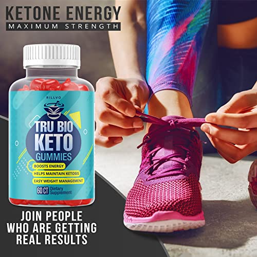 Rillvo TruBio Keto ACV Gummies - Advanced Formula Tru Bio (60 Gummies), fewnt Rillvo