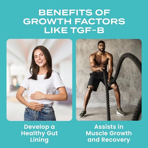 Moty Bovine Colostrum Grass Fed Powder Supplement for Gut Health, Muscle Recovery Moty