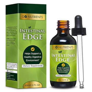 Go Nutrients Intestinal Edge Gut Detox Cleanse for Humans: Enhance Digestive