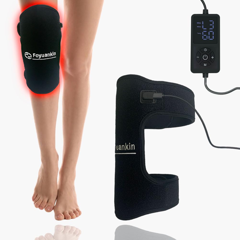 Foyuankin 660nm Red Light Therapy Pad for Joints, 850nm Infrared Light Benefits for Joint