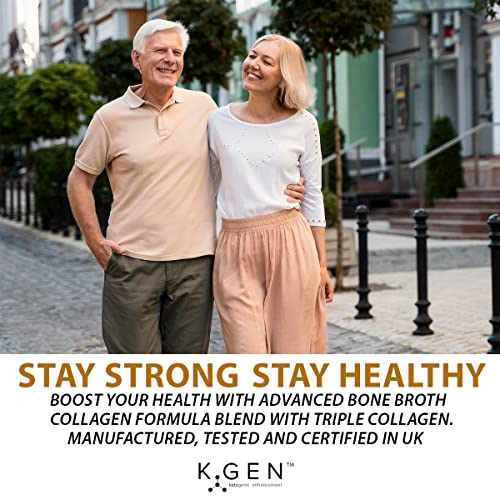 Pure Collagen Supplements Capsules Grass Fed Advanced Multi Collagen Peptides K GEN rejuvenation nutrition