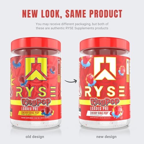 RYSE Up Supplements Loaded Pre Workout Powder Supplement for Men & Women RYSE Up Supplements
