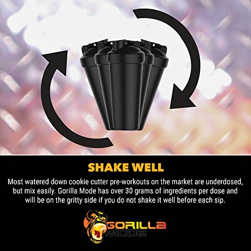 Gorilla Mode Pre Workout - Massive Pumps · Laser Focus · Energy · Power - L-Citrulline Gorilla Mind