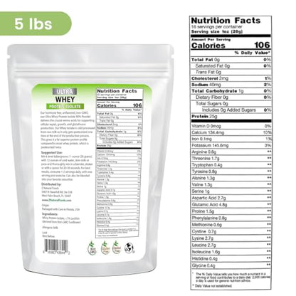 Z Natural Foods Whey Protein Powder Isolate, Unsweetened Protein Powder Enriched