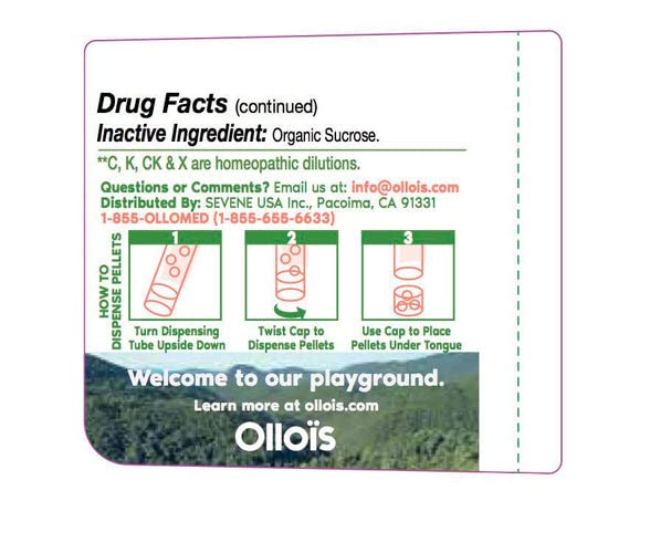 OLLOIS Phosphorus 200ck Organic, Lactose-Free, Kosher Homeopathic Medicine, 80 Pellets (Pack of 3) OLLOÏS