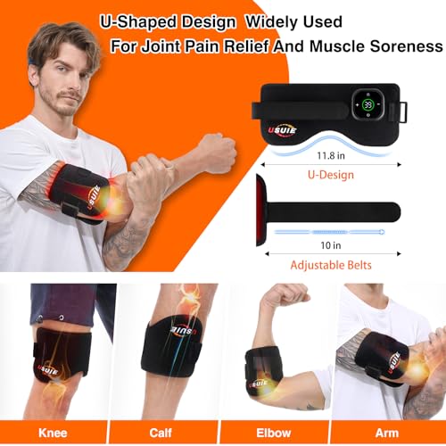 Cordless Red Light Therapy for Knee, Infrared Light Therapy Devices for Knee Pain Relief, Meniscus Injury agiogio