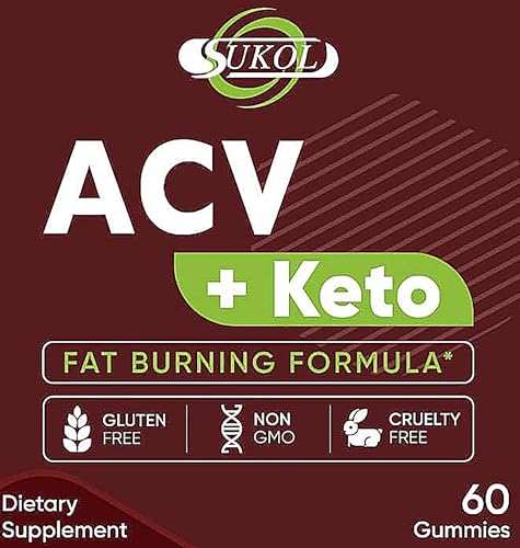 60 Counts Keto ACV Gummies Advanced Formula - Diet Gummies for Women & Men