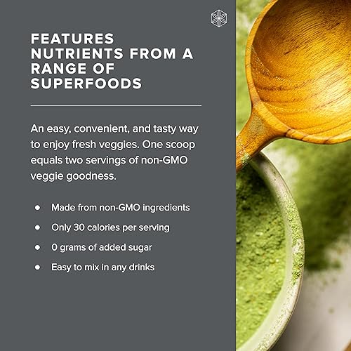 Isagenix Greens - 2 Servings of Vegetables Per Scoop - A Superfood Experience Isagenix