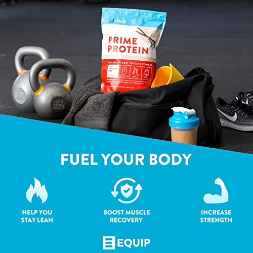 Equip Foods Prime Protein - Grass Fed Beef Protein Powder Isolate - Gluten Free Carnivore Equip