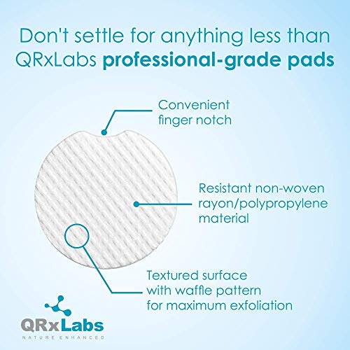 QRxLabs Glycolic Acid 20% Resurfacing Pads for Face & Body with Vitamins B5 QRxLabs