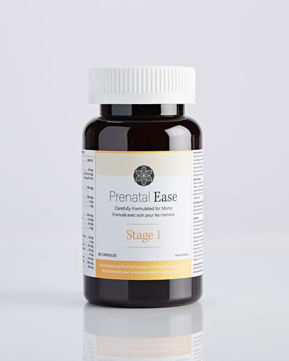 Prenatal Ease Stage 1, First Trimester Multivitamin, Contains Methylfolate, Premium Grade Ginger