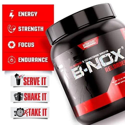 Betancourt Nutrition B-Nox Reloaded Pre Workout | Energy + Focus | Beta Alanine Betancourt Nutrition