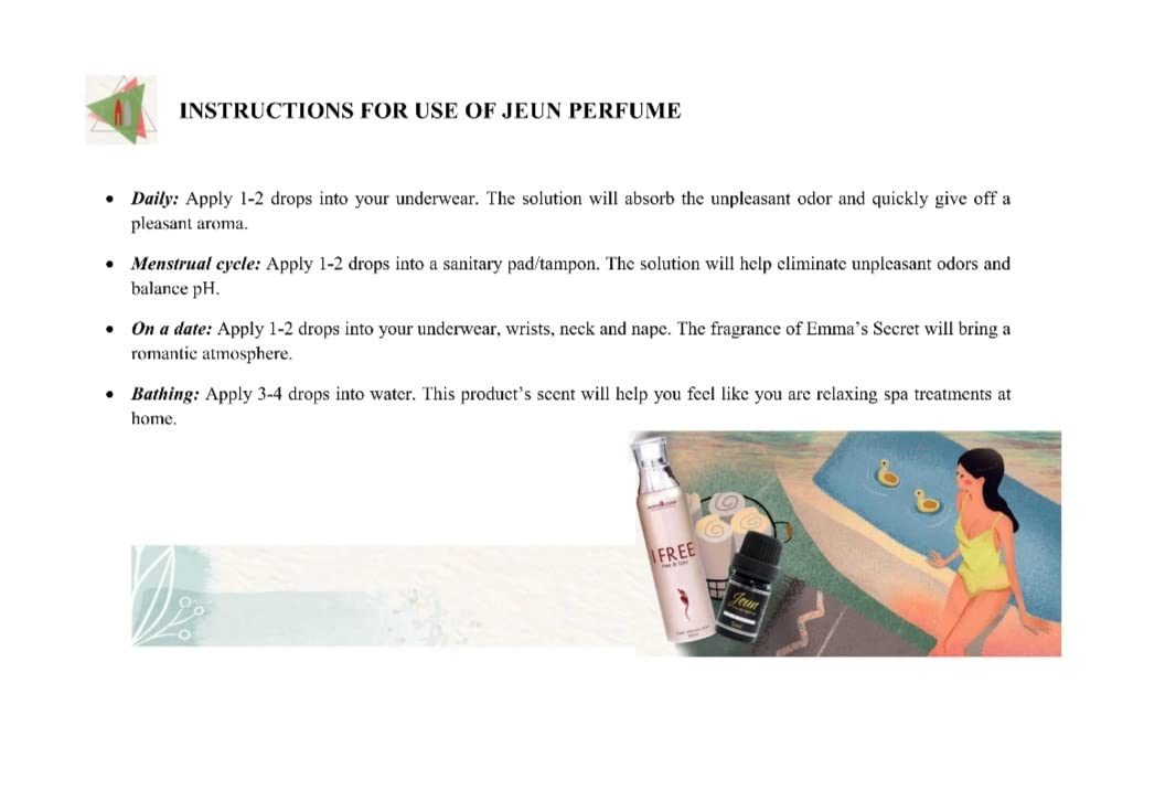 MATXI S.G Combo IFree -Daily Intimate Wash- Feminine Care Wash 120ml & Inner Perfume Jeun 5ml MATXI S.G