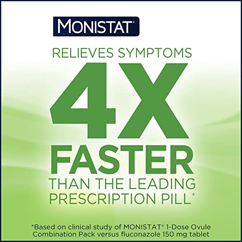 Monistat 3 Day Yeast Infection Treatment for Women, 3 Miconazole Pre-Filled Cream Applicators & External Monistat
