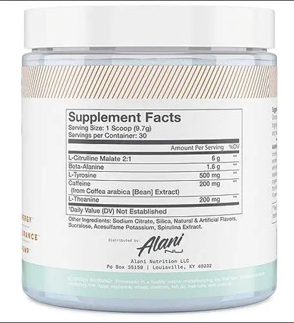 Alani Nu Breezeberry Pre Workout and BCAA Hawaiian Shaved Ice Post Workout Powder Bundle | L-Theanine, Beta-Alanine, Citrulline | Branch Chain Essential Amino Acids | 30 Servings per Container