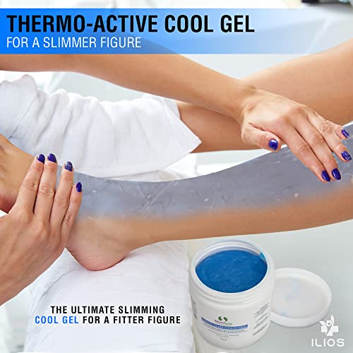 SlimSpa Cyro-Slim Cold Gel With Ilios Wrap - Skin Firming & Tightening Cryo Gel Solution ILIOS