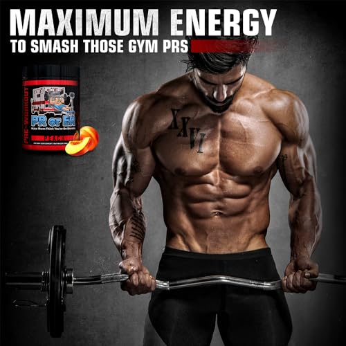 PR or ER Pre Workout Powder for Men and Women, Pre-Workout Energy Supplement PR or ER