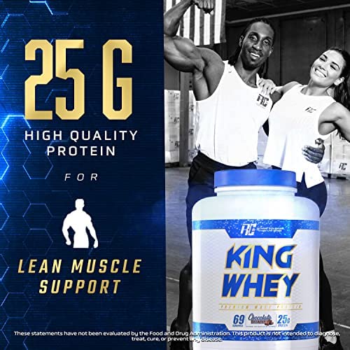 Ronnie Coleman Signature Series Whey Concentrate + Isolate Protein Powder, Pre Workout Ronnie Coleman Signature Series