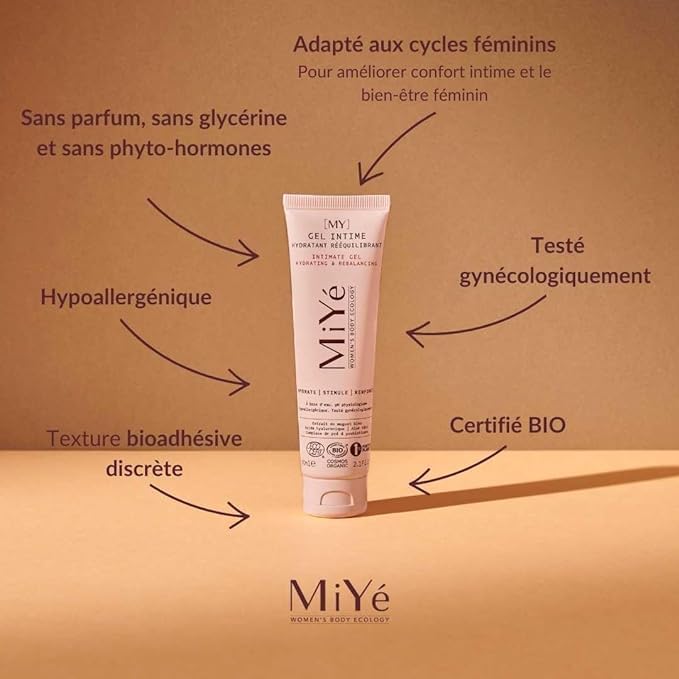 MiYé [MY] Moisturizing and rebalancing intimate gel certified organic | Blue lily of the valley MiYé