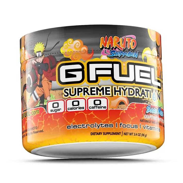 G Fuel Naruto Sage Mode Electrolytes Powder, Water Mix for Hydration, Energy and Focus