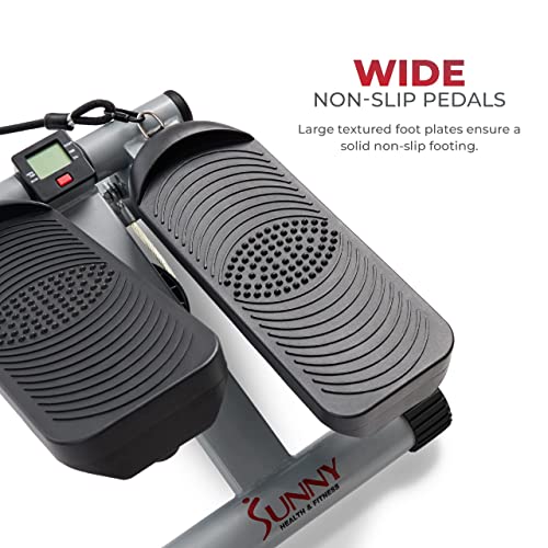Sunny Health & Fitness Mini Stepper for Exercise Low-Impact Stair Step Cardio Equipment Sunny Health & Fitness