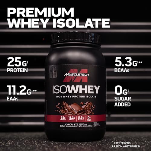MuscleTech | IsoWhey | Whey Protein Isolate Powder| Muscle Builder for Men & Women MuscleTech